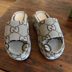 Brand New Gucci GG Platform Slides EU 36 / US 6 – Made in Italy – With Box