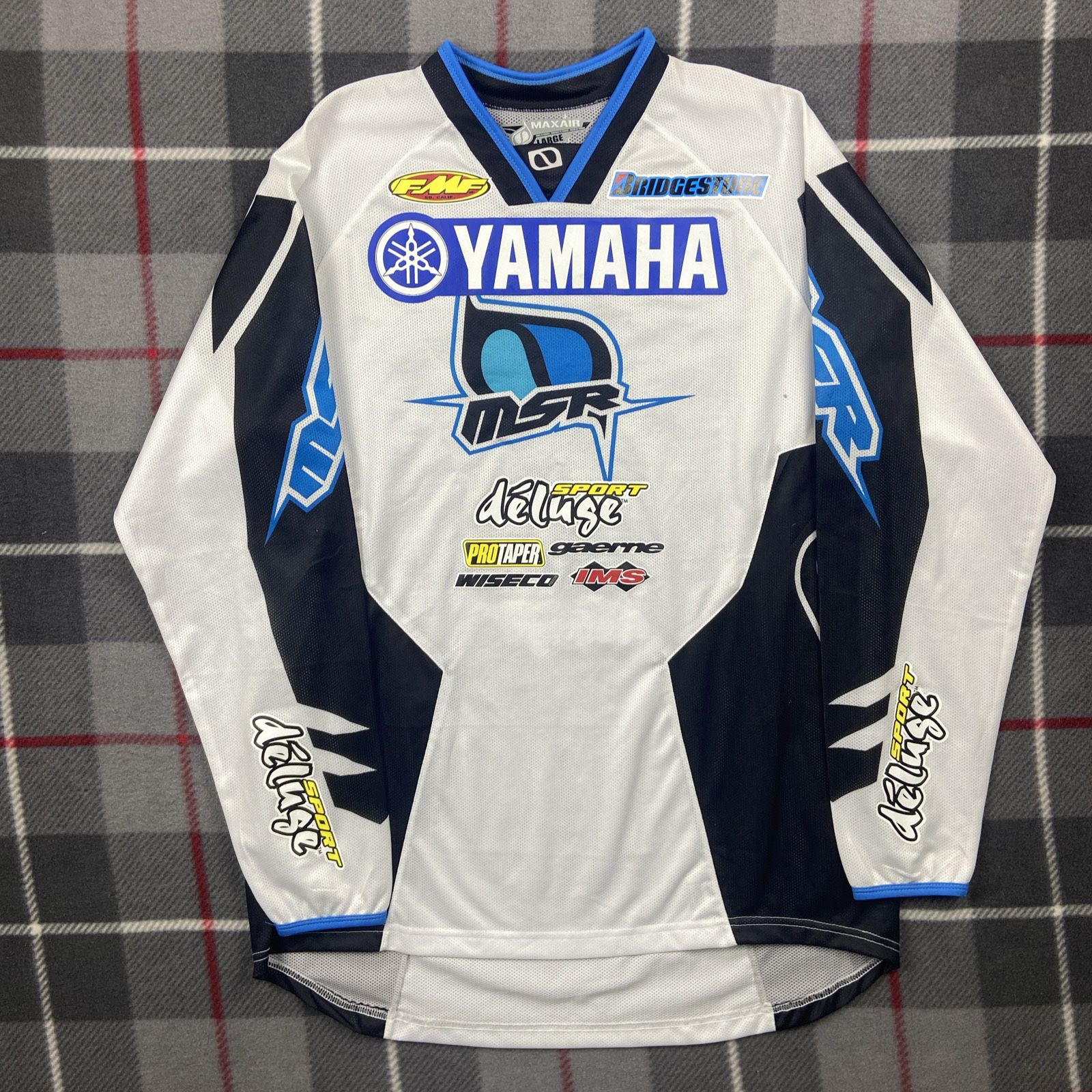 Jason Raines Jersey Motocross Men’s Large Yamaha