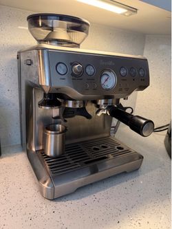 Breville barista express with accessories