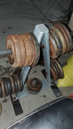 Weights and stand