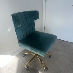Teal Adjustable Office Chair 
