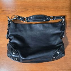 Coach Carly Leather Shoulder Bag