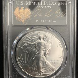 2021 PCGS MS70 Silver Eagle Type 2 First Day Of Issue