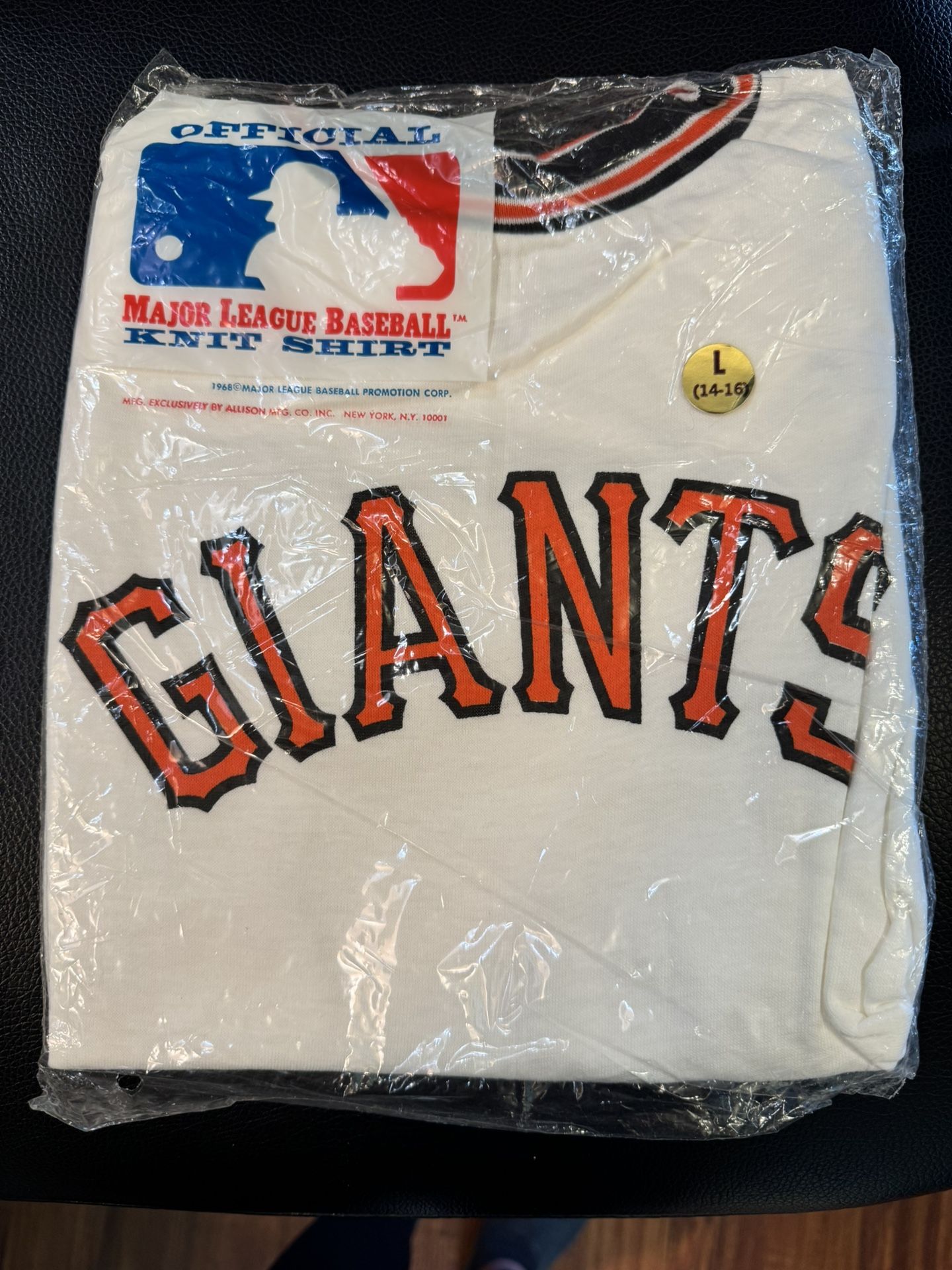 Vintage 1970’s SF Giants Jersey- Youth Size- Never Opened- Used