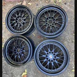 4 - 18x8.5 5x114.3 5x4.5 5x100 5x3.94  Wrx Crosstrek Infiniti G35 G37 Q50 Q60 350z Altima Civic Kia Accord Camry Wheels Rims !!!!!!