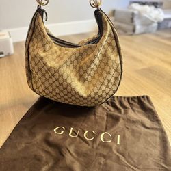 GUCCI  Monogram Large GG Twins Hobo Black