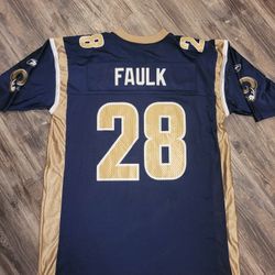 NFL Marshall Faulk LA / St. Louis Rams jersey mens size XL blue Reebok. Exc. Cond.