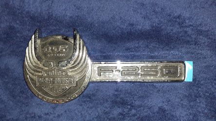 Harley 125th anniversary trim for Ford F250 commemorative pick up. New