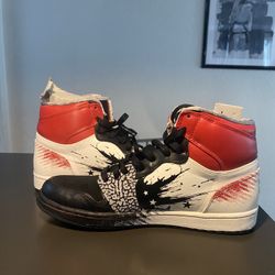 Dave White x Air Jordan 1 "Wings For The Future" Shoe -Sneakers