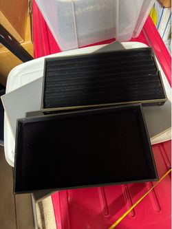 2 Pcs. Of ring and jewelry display