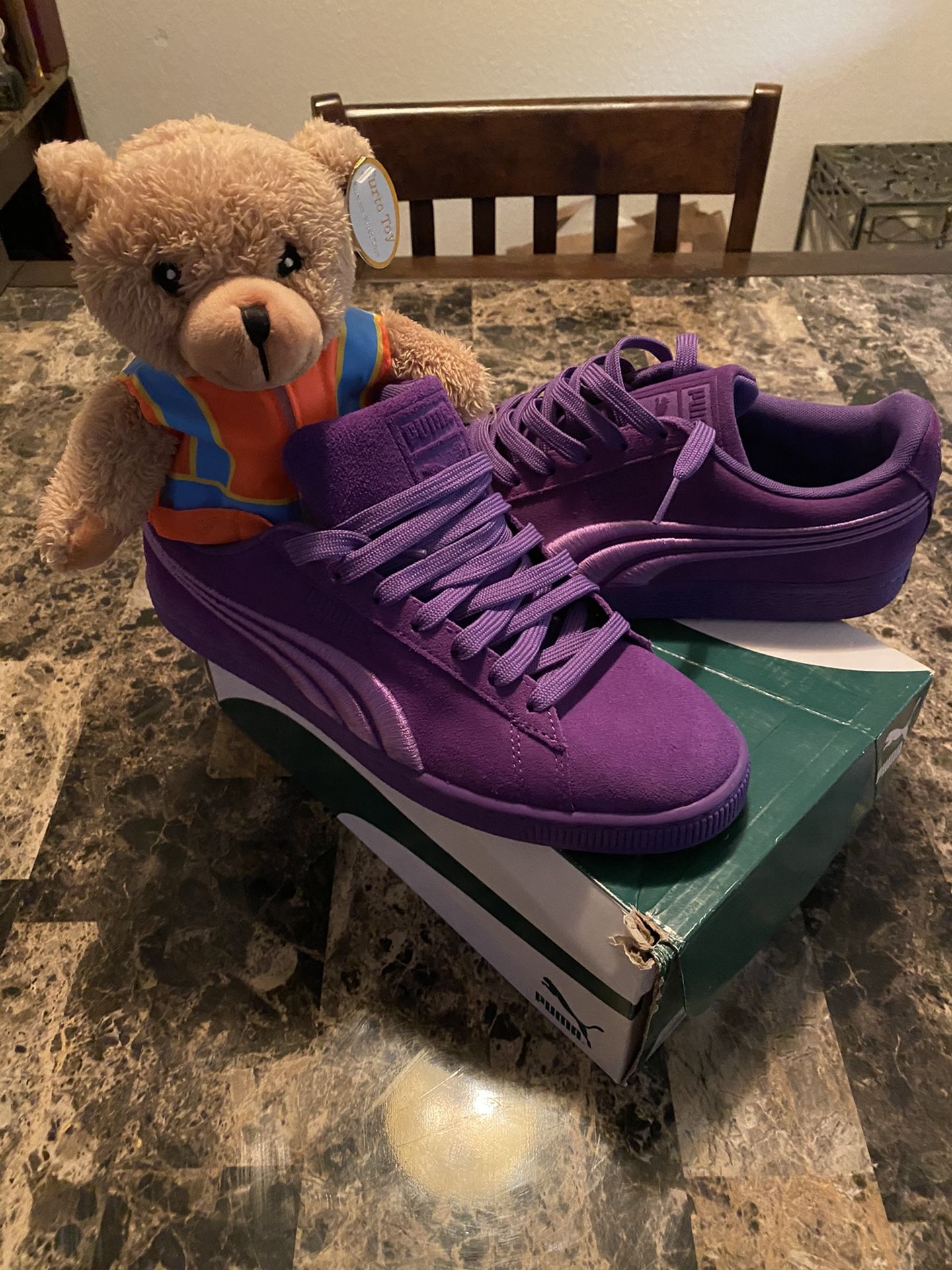 Metallic Purple Pumas