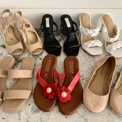 Women’s Shoes - Heels, Sandals, Flats - Sizes 7 & 7.5