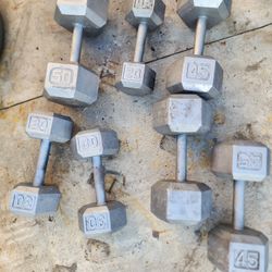 20/30/45/50 Pound Dumbbells 