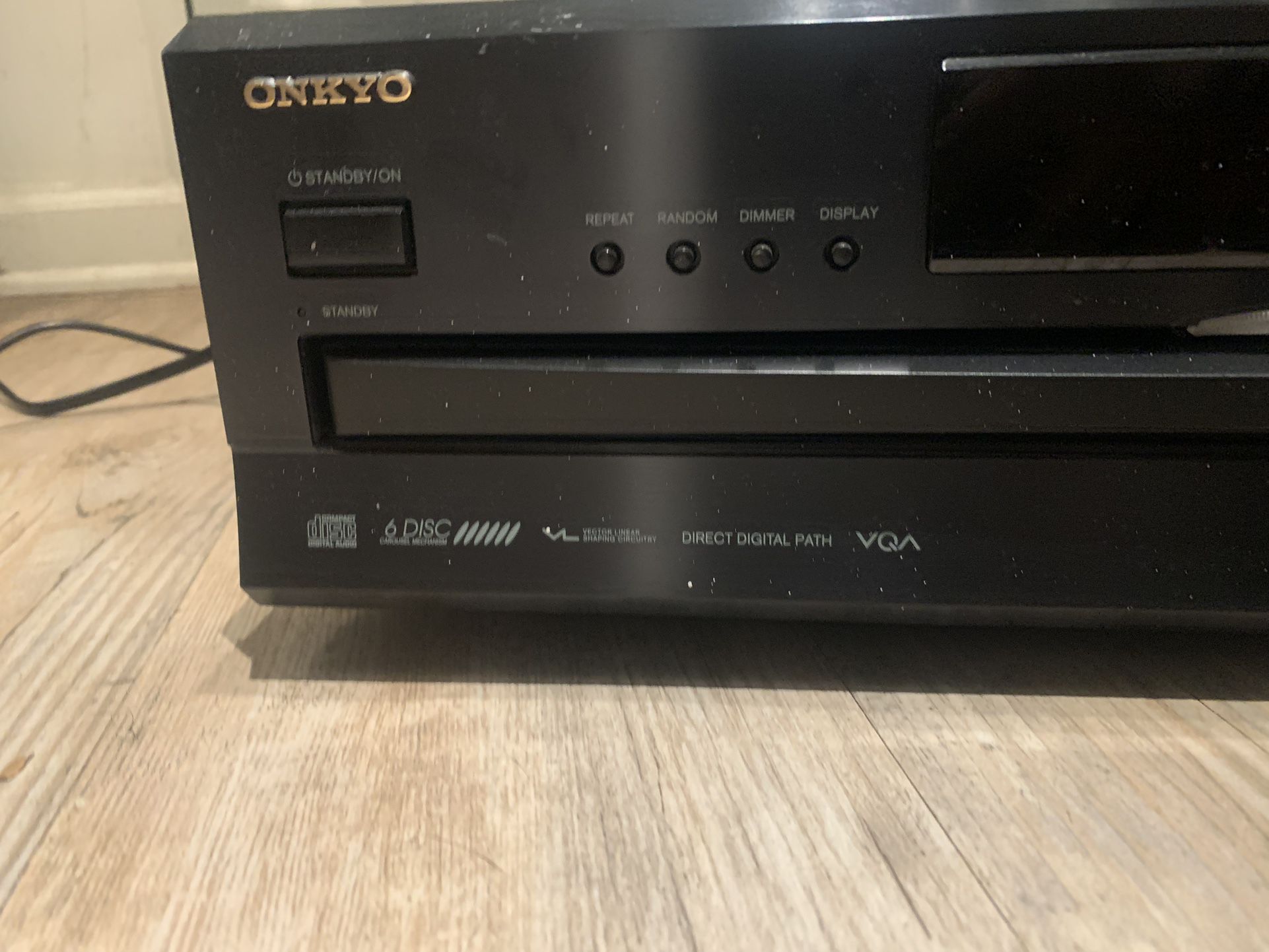 Onkyo DX-C390 6-Disc CD Player Compact Disc Carousel Changer - No Remote