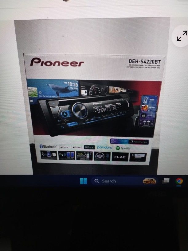 Pioneer Deh 4220 Single Din Bluetooth