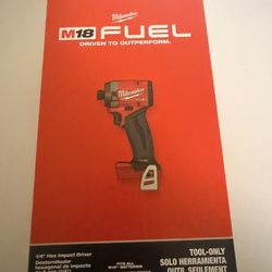 Milwaukee 1/4” Hex Impact Driver