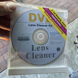 Dvd lens cleaner cd 