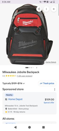 Milwaukee backpack