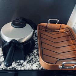 Oven Rack and Waffle Maker 