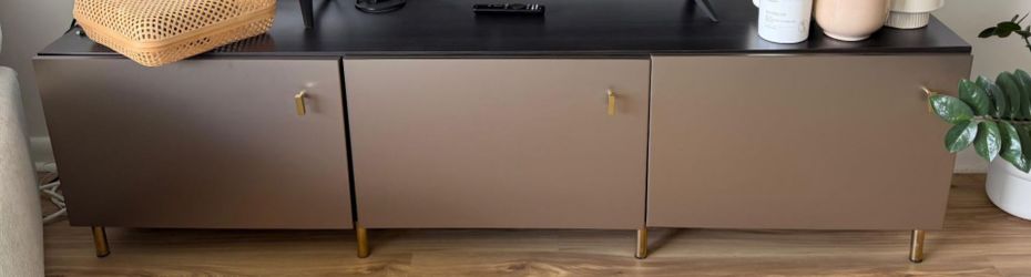TV stand with cabinets