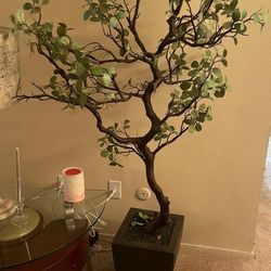 Vase With Artificial Plant 