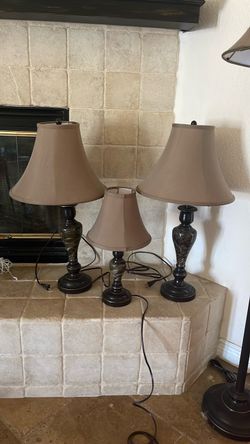 Table Lamps and floor lamp
