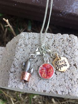 Free spirit cactus Necklace