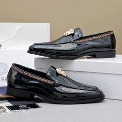 Versace Men’s Leather Shoes With Box 2026 New 