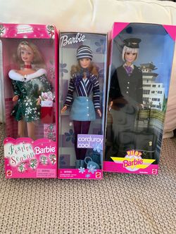 Festive Barbie,Corduroy Barbie, Piolet Barbie