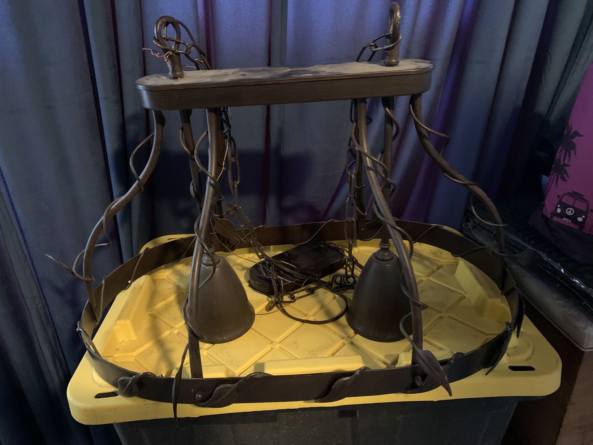 Island Pot rack Light/ Chandelier