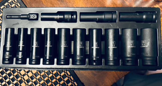 14pc deep socket set