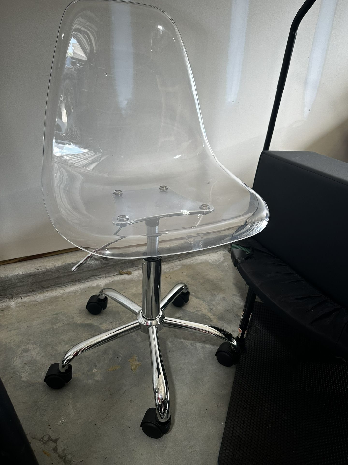 Clear Desk Chair