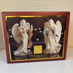 Lenox Nativity “First Blessing” – 2 Angels Set (Hope & Peace) Read Description