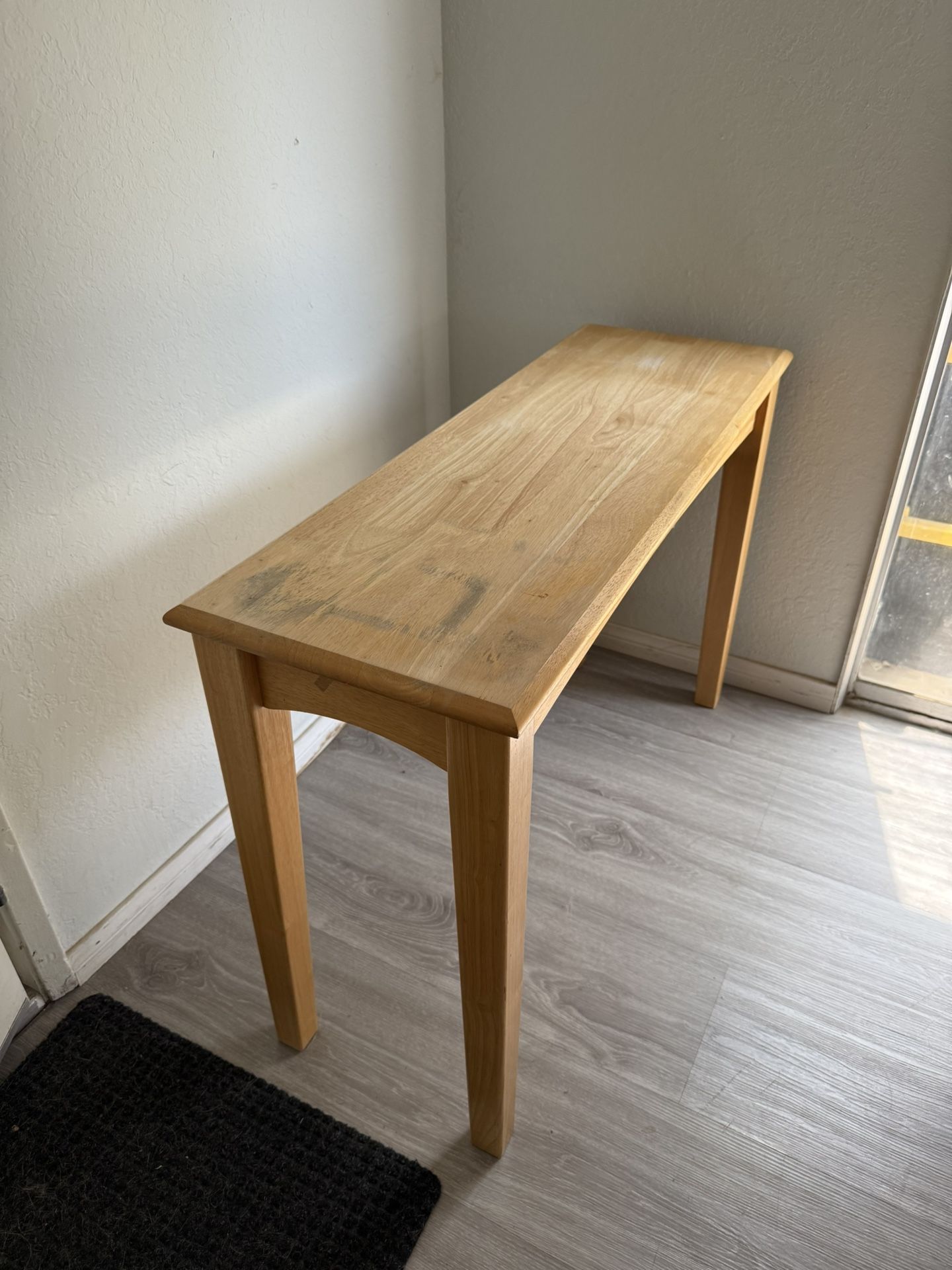 Wood Side Table And Console Wood Table