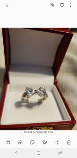 Two hearts ring----SOLD