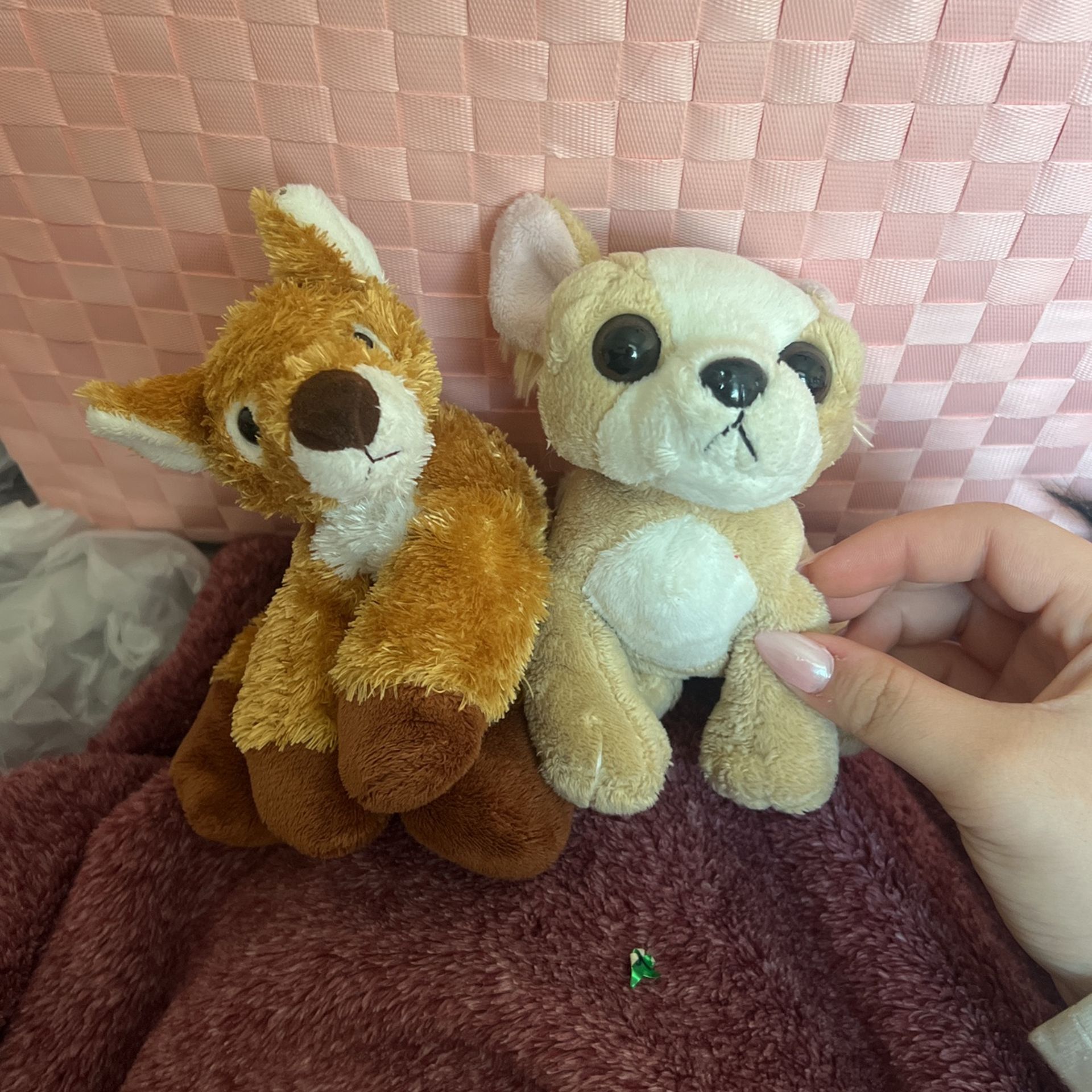 Chihuahua and Deer Stuffed Animals