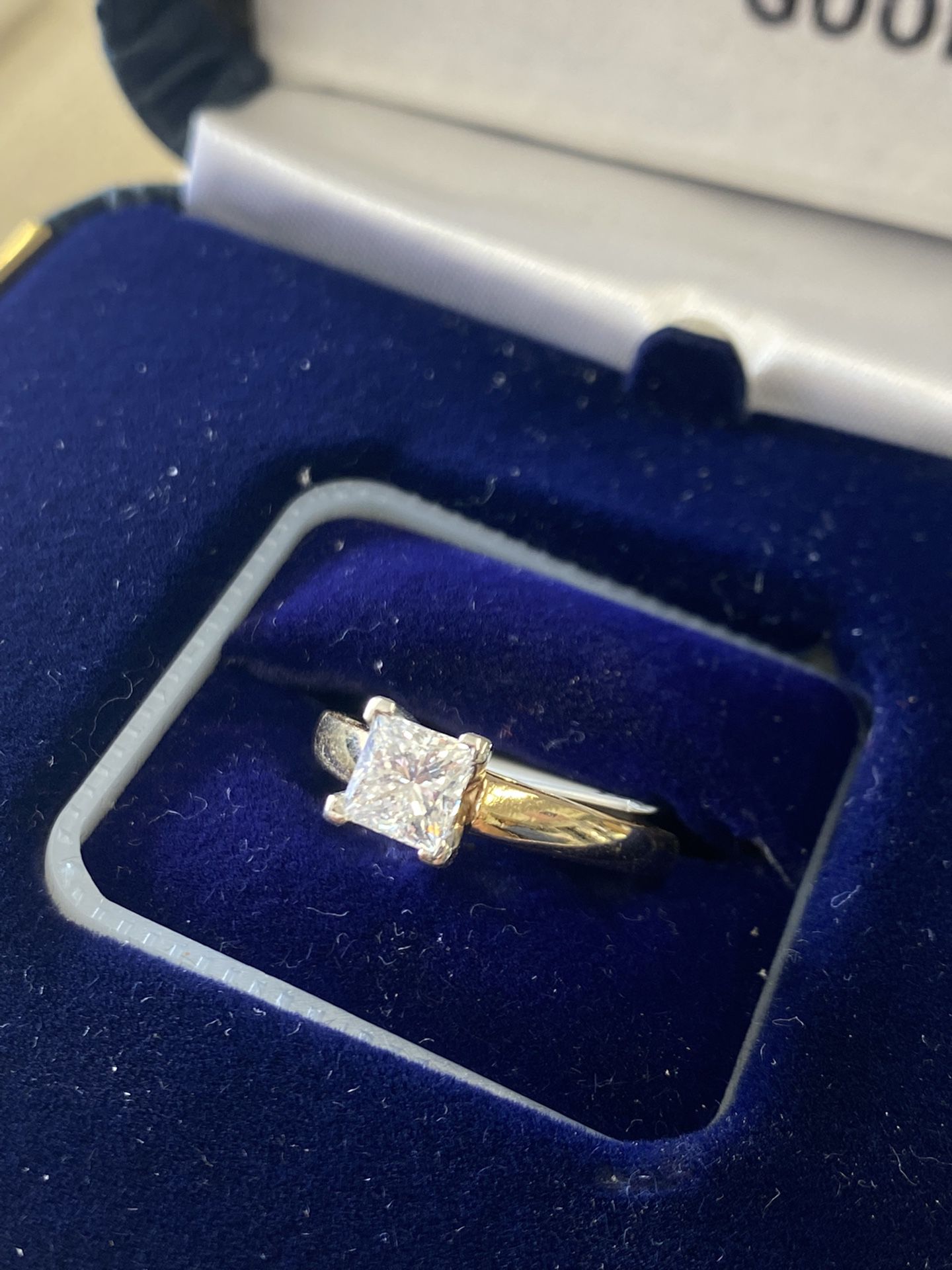 14k Gold Wedding Ring w 1 Carat Diamond