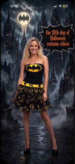 🦇 Women’s Batman Corset & Tutu Costume – $25OBO 🦇