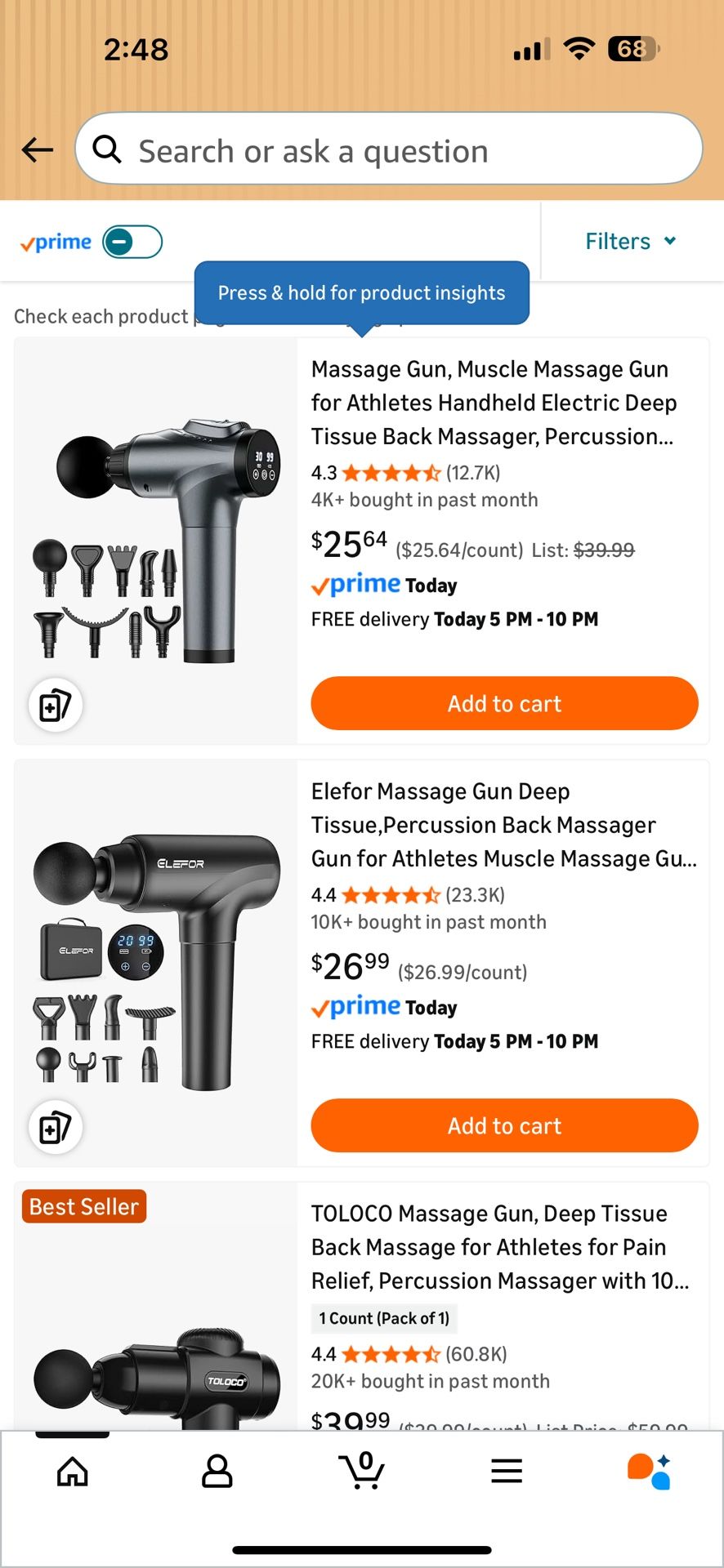 Brand new Massage Gun