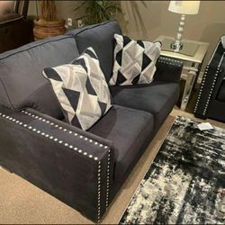 👋 New Sale 👋 Brand New By Ashley | Gleston Black 2 Pc Sof And Loveseat 