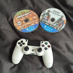 PS5 CONTROL &PS5 MINECRAFT&PS5 COD OF DUTY CDS BLACK OPS COLD WAR