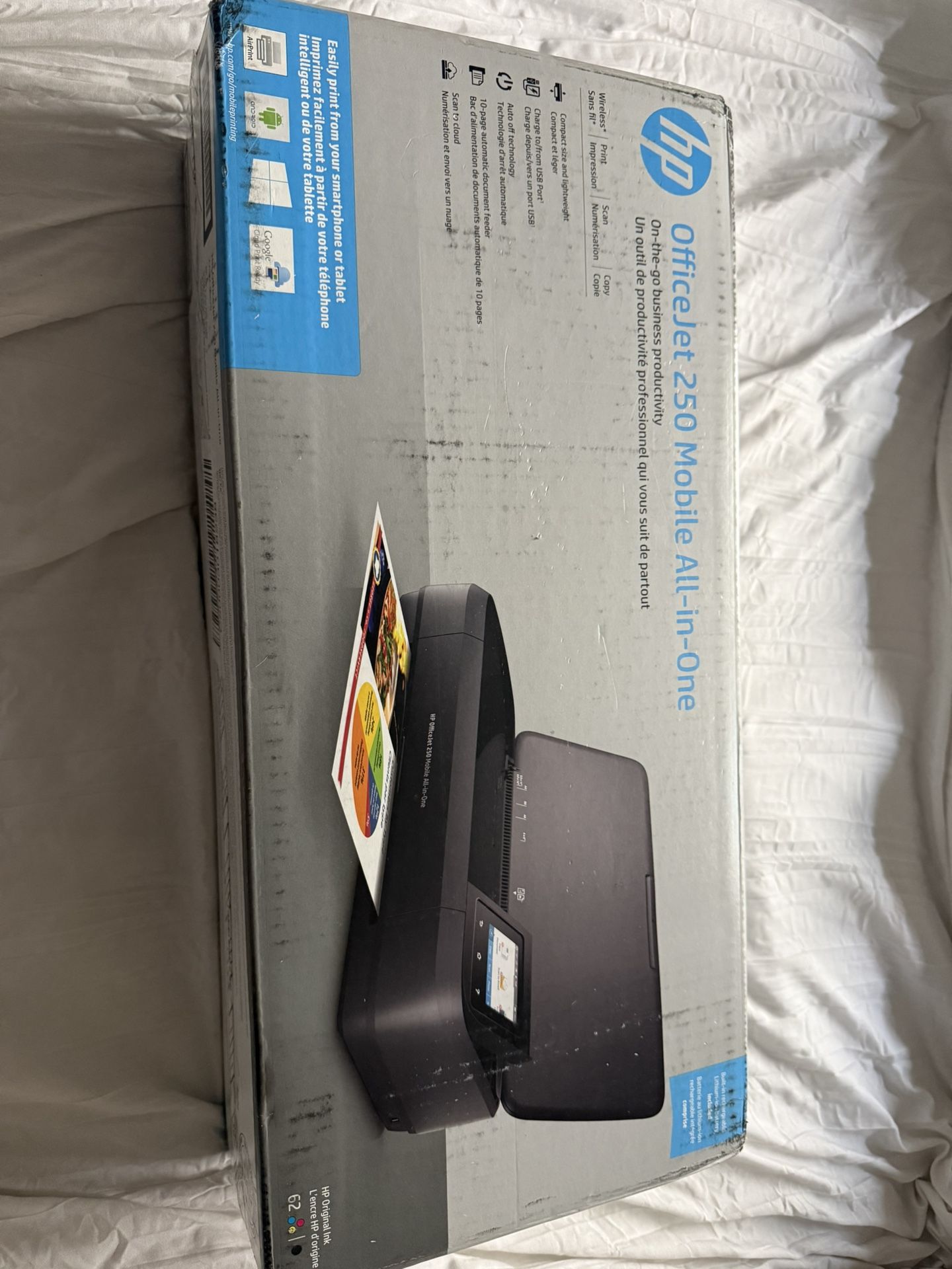 Office Jet Mobile All-In-One Printer With Ink  
