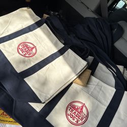 Trader Joe’s Canvas Tote Bag Large Navy Blue