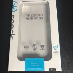Speck - Presidio Perfect Clear Case for Apple® iPhone® 11 Pro Max - Clear