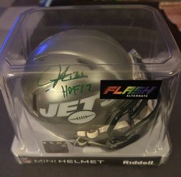 LaDainian Tomlinson signed Jets Flash Alternate Speed Mini Helmet signed & inscribed. Negotiable 