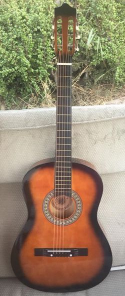 38 Inch Brown Acoustic Guitar
