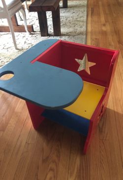Child wooden chair / desk