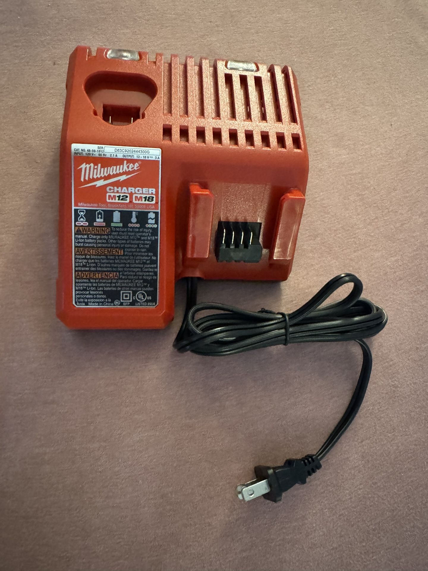 M18/M12 charger