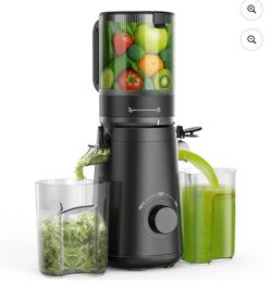 Juicer Machines with 5.8" Extra Large Feed Chute Cold Press Juicer Fit Whole Fruits Vegetables Easy to Clean,BPA Free