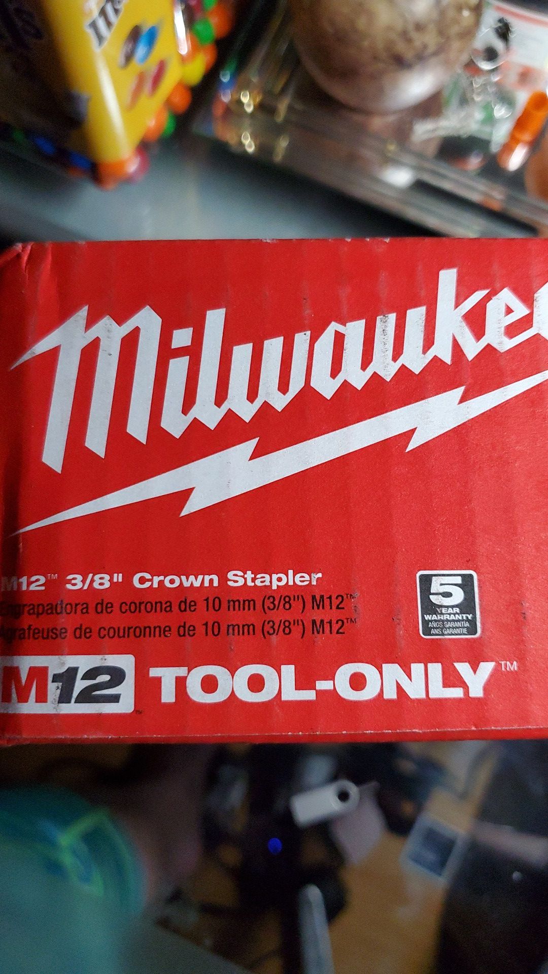 Milwaukee M12 3/8" Crown Stapler